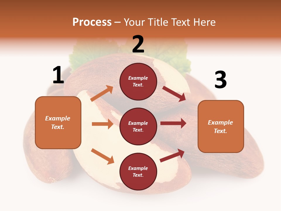 Brown Nut Ingredient PowerPoint Template