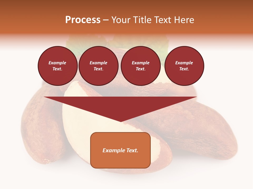 Brown Nut Ingredient PowerPoint Template