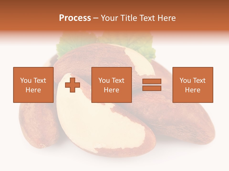 Brown Nut Ingredient PowerPoint Template