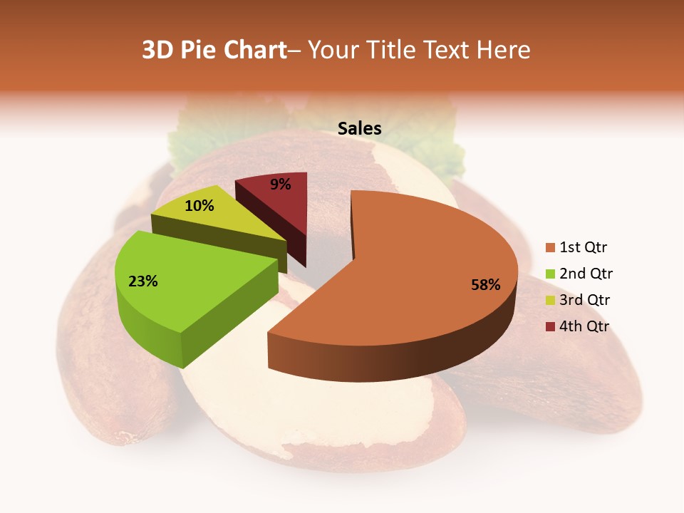 Brown Nut Ingredient PowerPoint Template