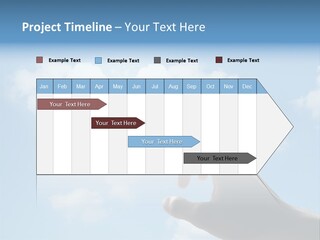 Married Symbol Blue PowerPoint Template
