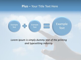 Married Symbol Blue PowerPoint Template