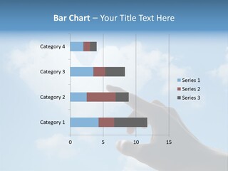 Married Symbol Blue PowerPoint Template