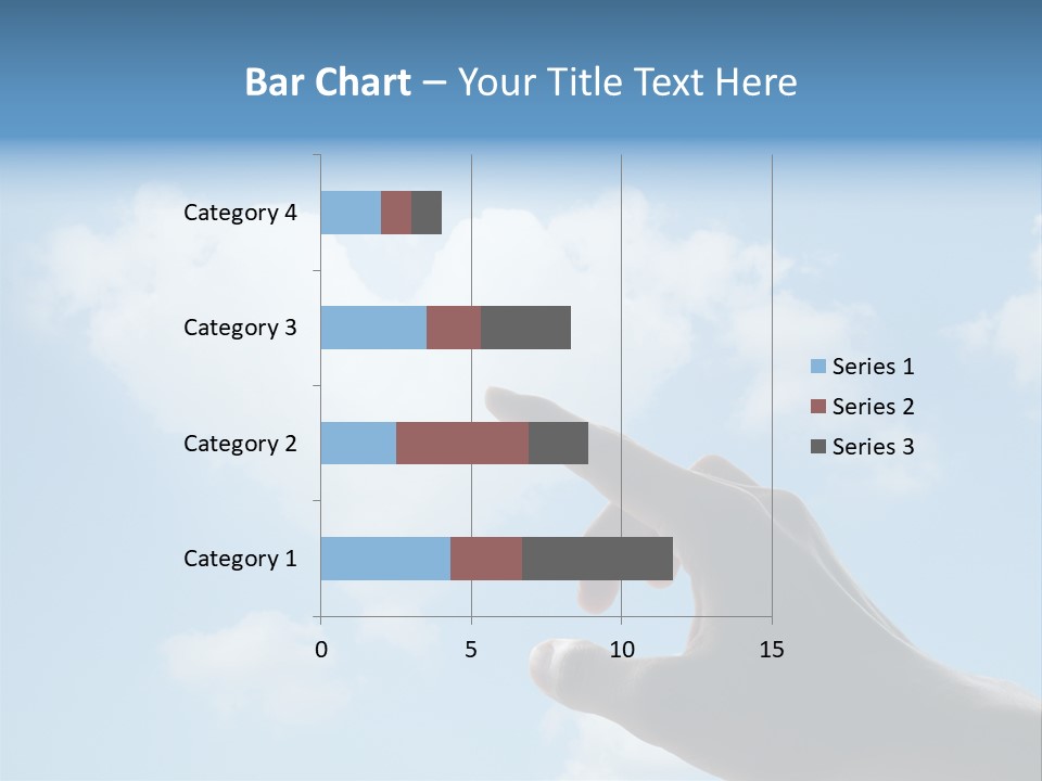 Married Symbol Blue PowerPoint Template