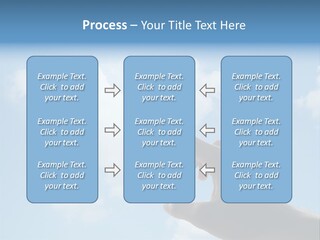 Married Symbol Blue PowerPoint Template