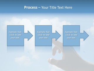 Married Symbol Blue PowerPoint Template