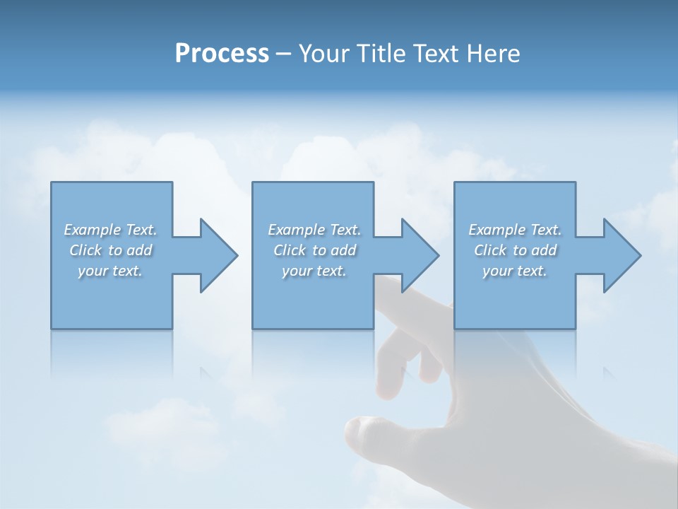 Married Symbol Blue PowerPoint Template