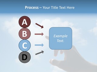 Married Symbol Blue PowerPoint Template