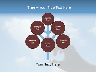 Married Symbol Blue PowerPoint Template