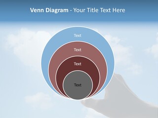 Married Symbol Blue PowerPoint Template