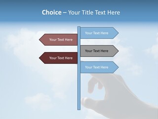 Married Symbol Blue PowerPoint Template