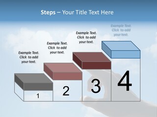 Married Symbol Blue PowerPoint Template