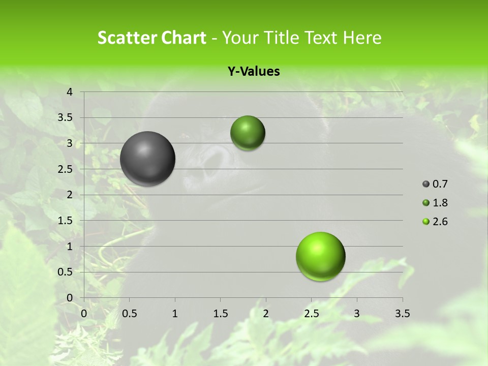 Virunga Gorilla Face Gorilla PowerPoint Template