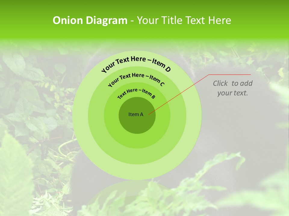 Virunga Gorilla Face Gorilla PowerPoint Template