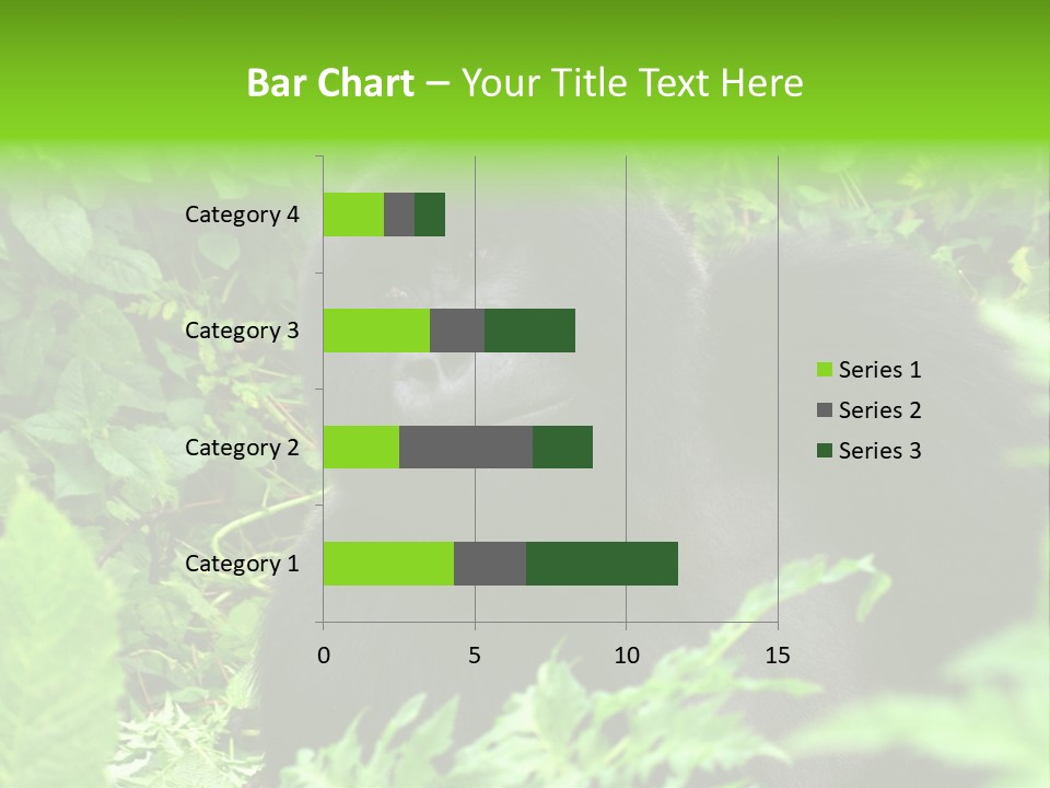 Virunga Gorilla Face Gorilla PowerPoint Template
