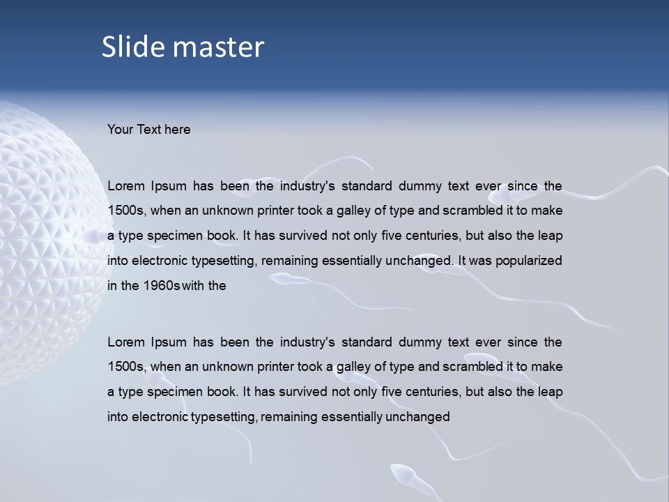 Ovule Competition Copulation PowerPoint Template