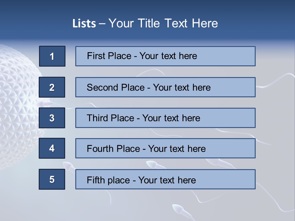 Ovule Competition Copulation PowerPoint Template