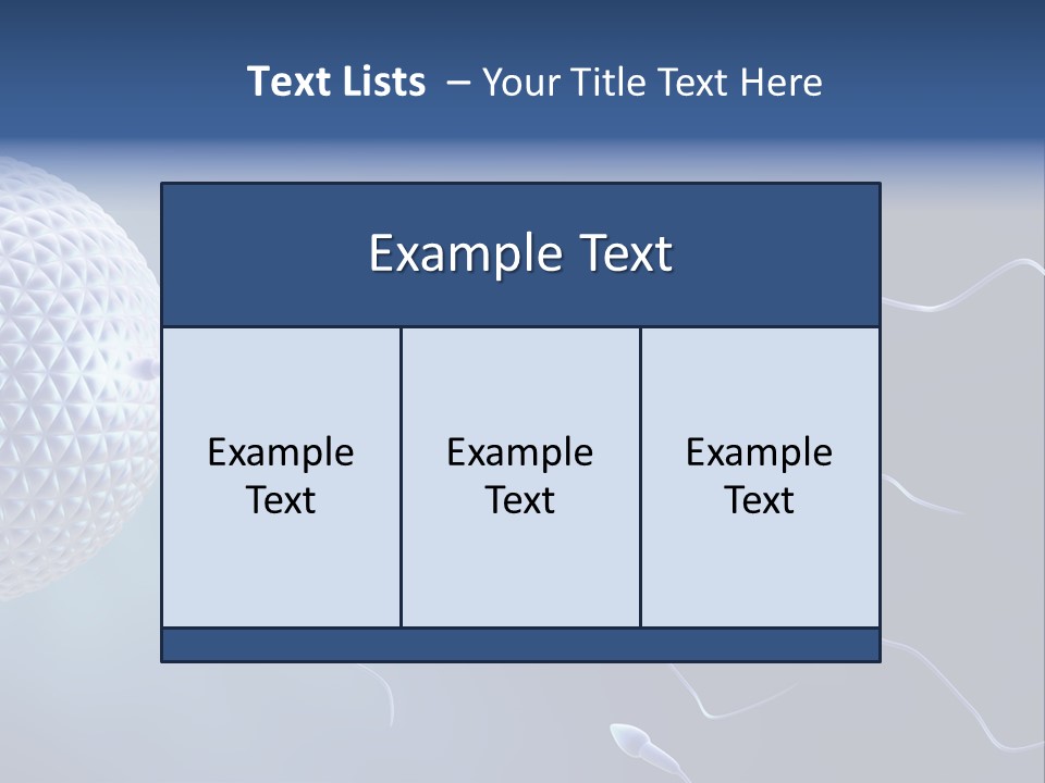 Ovule Competition Copulation PowerPoint Template