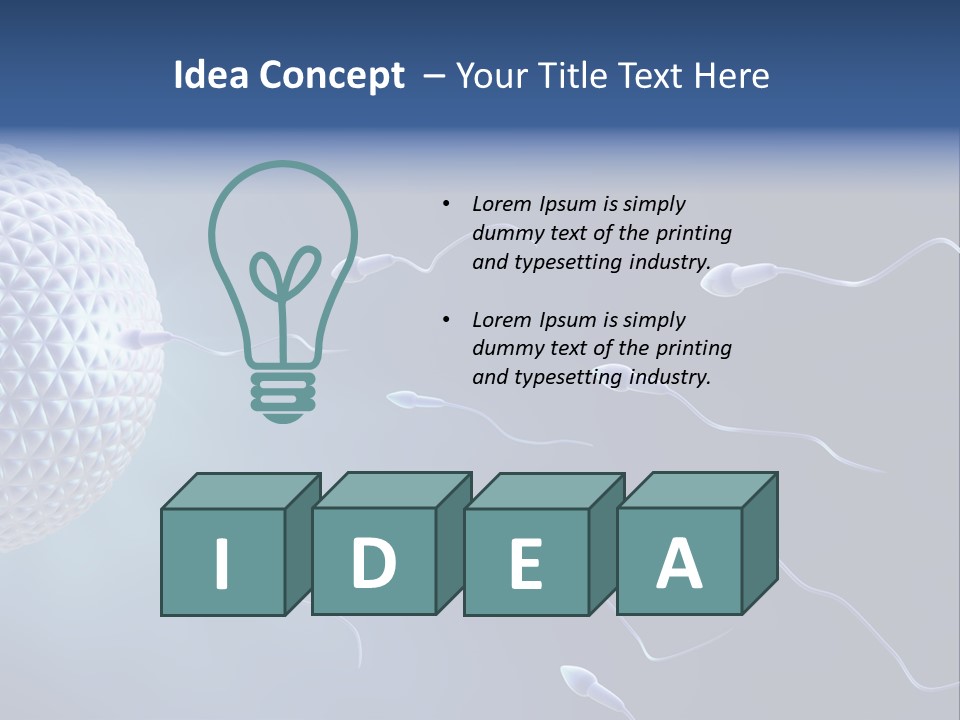 Ovule Competition Copulation PowerPoint Template