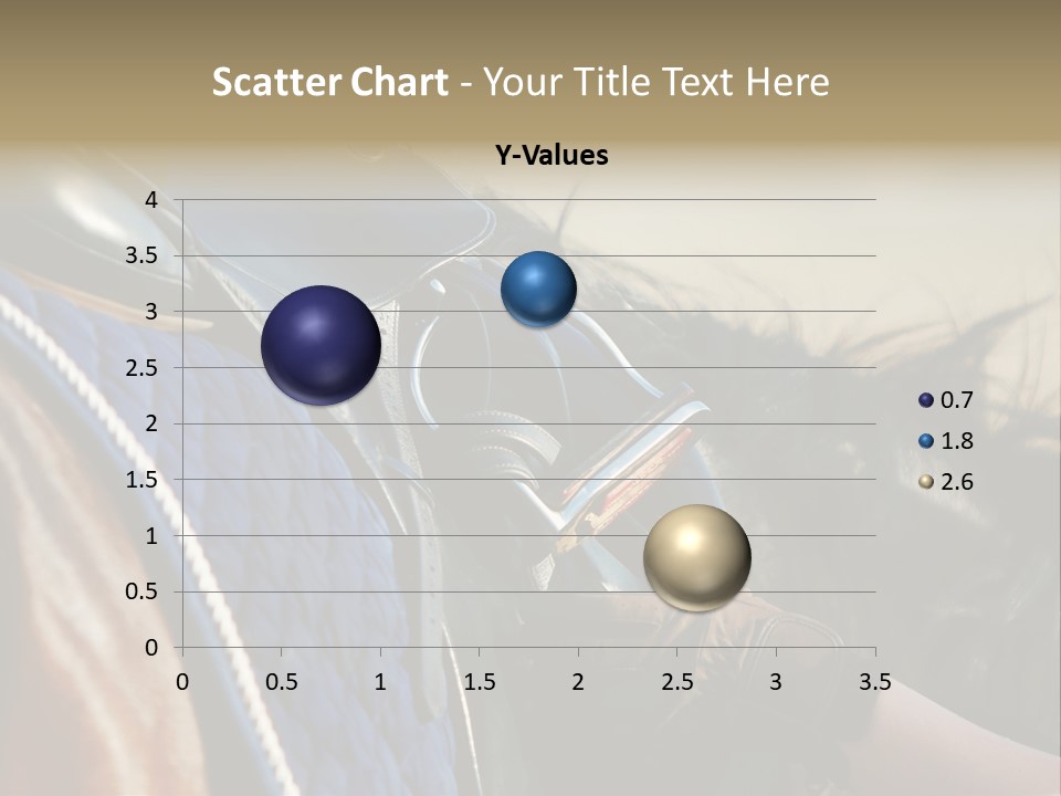 Purebred Saddle Seat PowerPoint Template