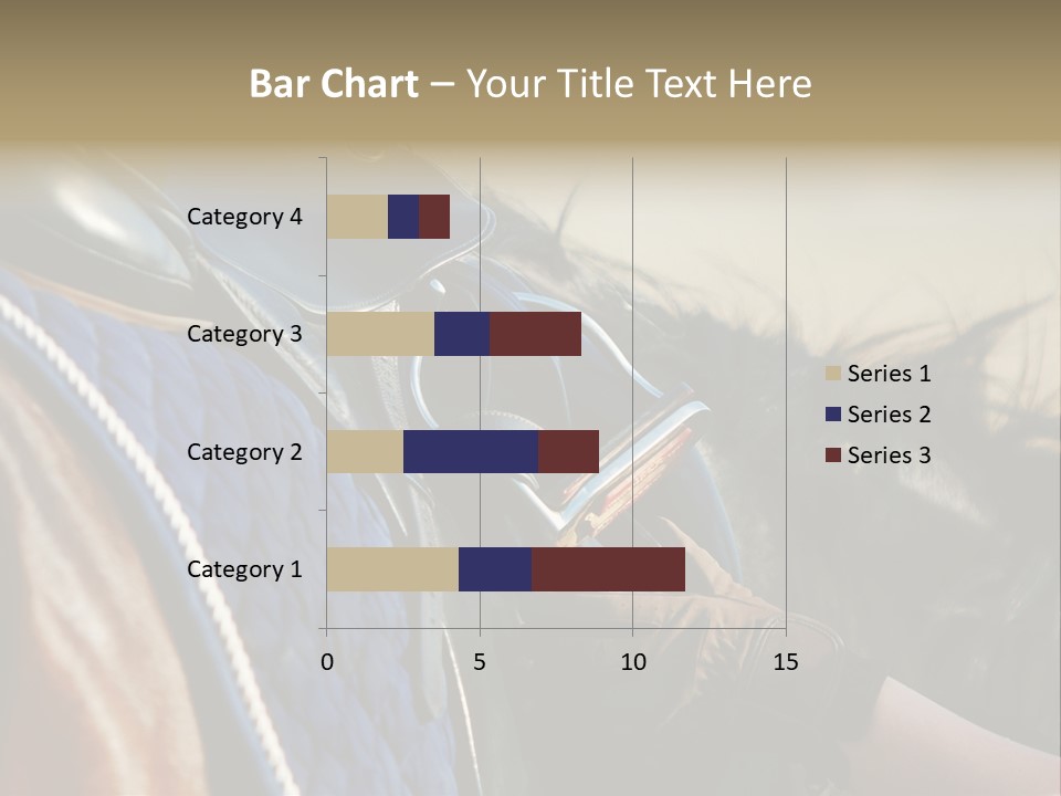 Purebred Saddle Seat PowerPoint Template
