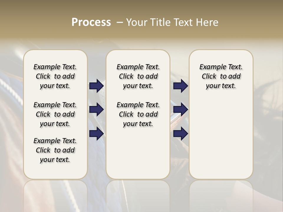 Purebred Saddle Seat PowerPoint Template