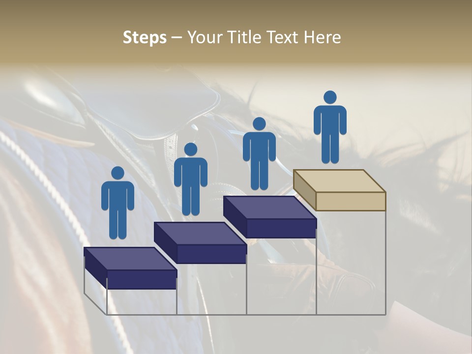 Purebred Saddle Seat PowerPoint Template