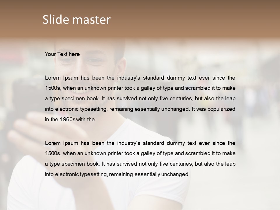 Wireless Browsing Mobile PowerPoint Template