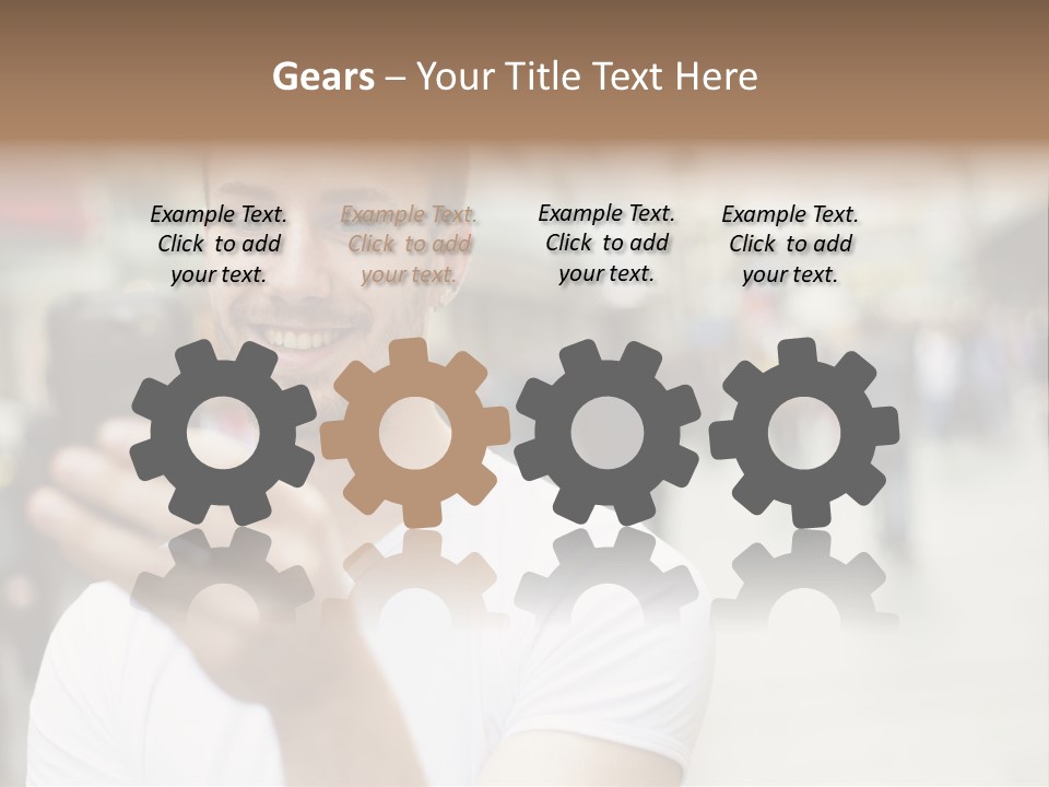 Wireless Browsing Mobile PowerPoint Template
