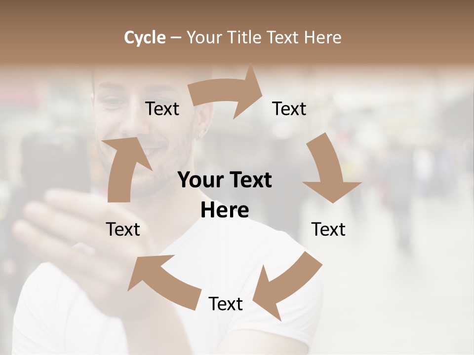Wireless Browsing Mobile PowerPoint Template
