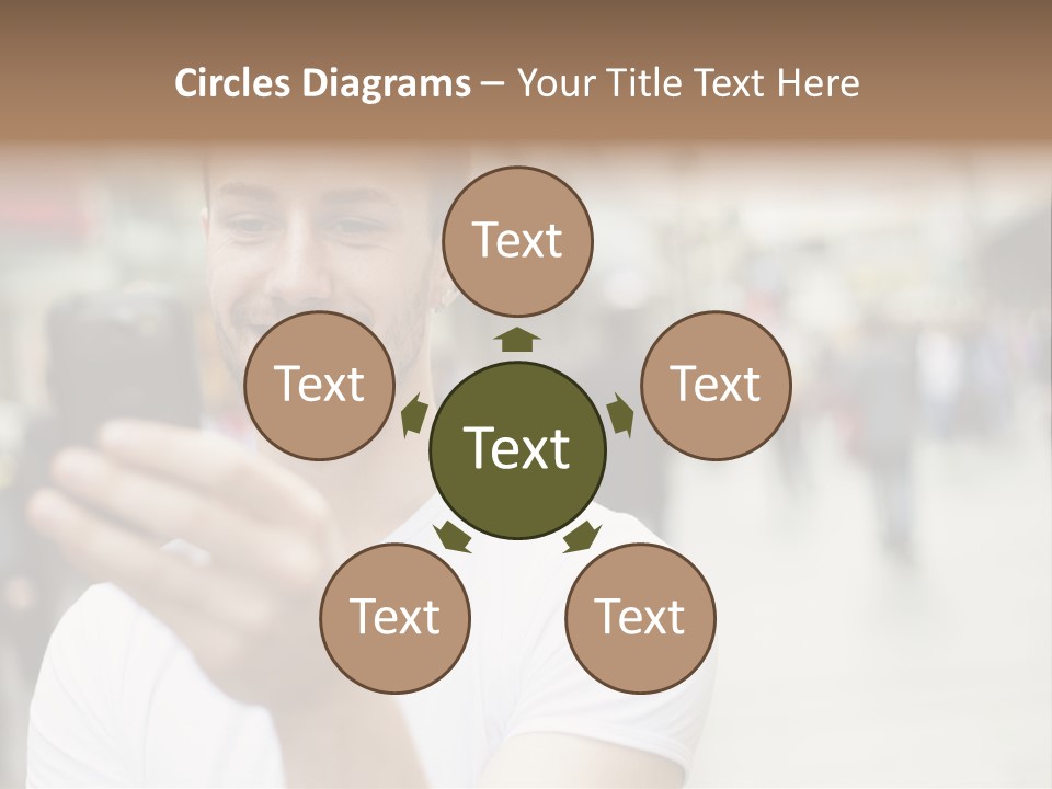 Wireless Browsing Mobile PowerPoint Template