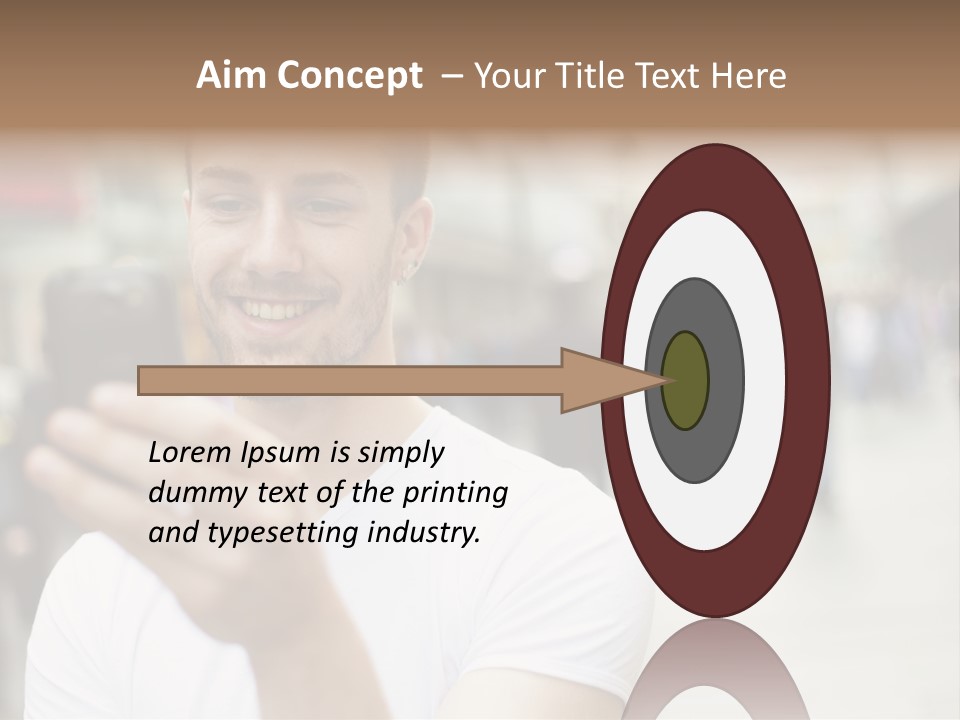 Wireless Browsing Mobile PowerPoint Template