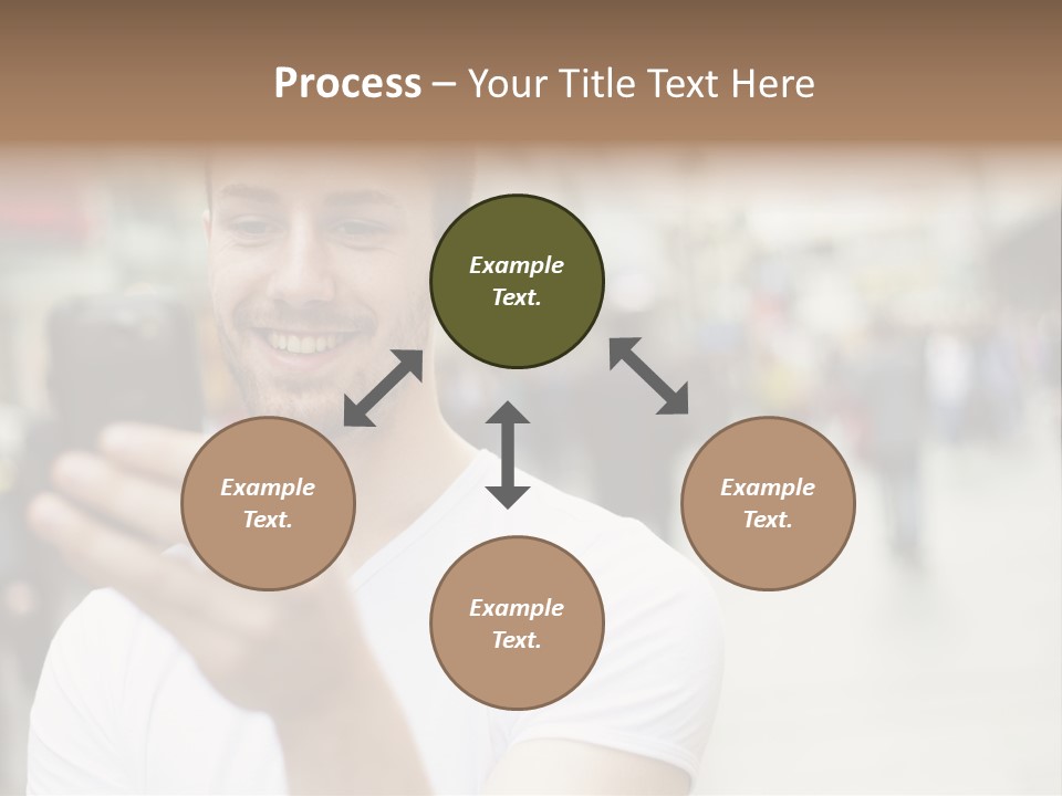 Wireless Browsing Mobile PowerPoint Template