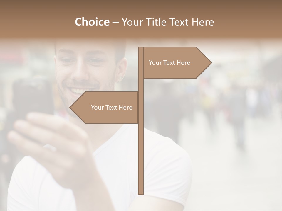 Wireless Browsing Mobile PowerPoint Template