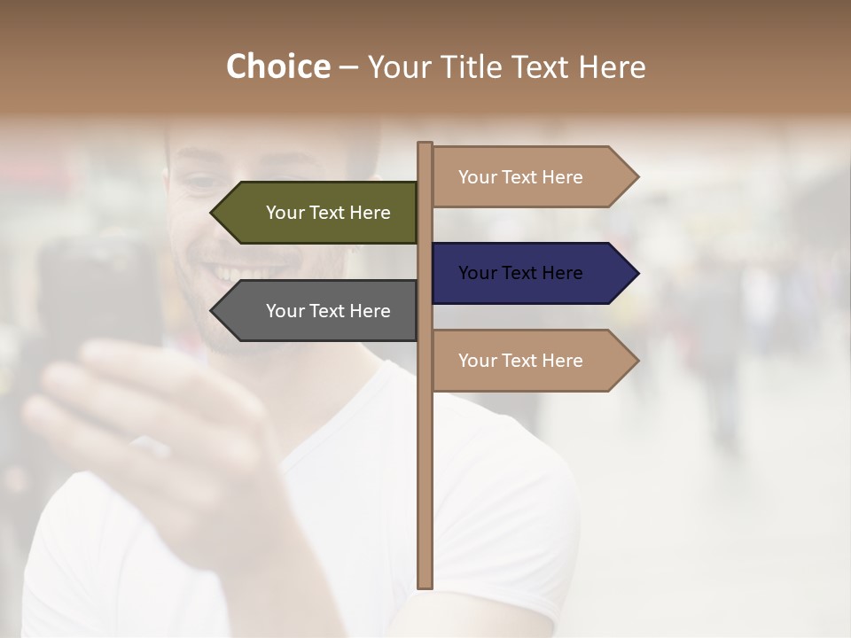 Wireless Browsing Mobile PowerPoint Template
