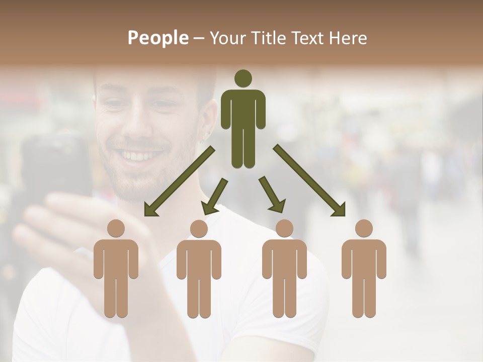 Wireless Browsing Mobile PowerPoint Template