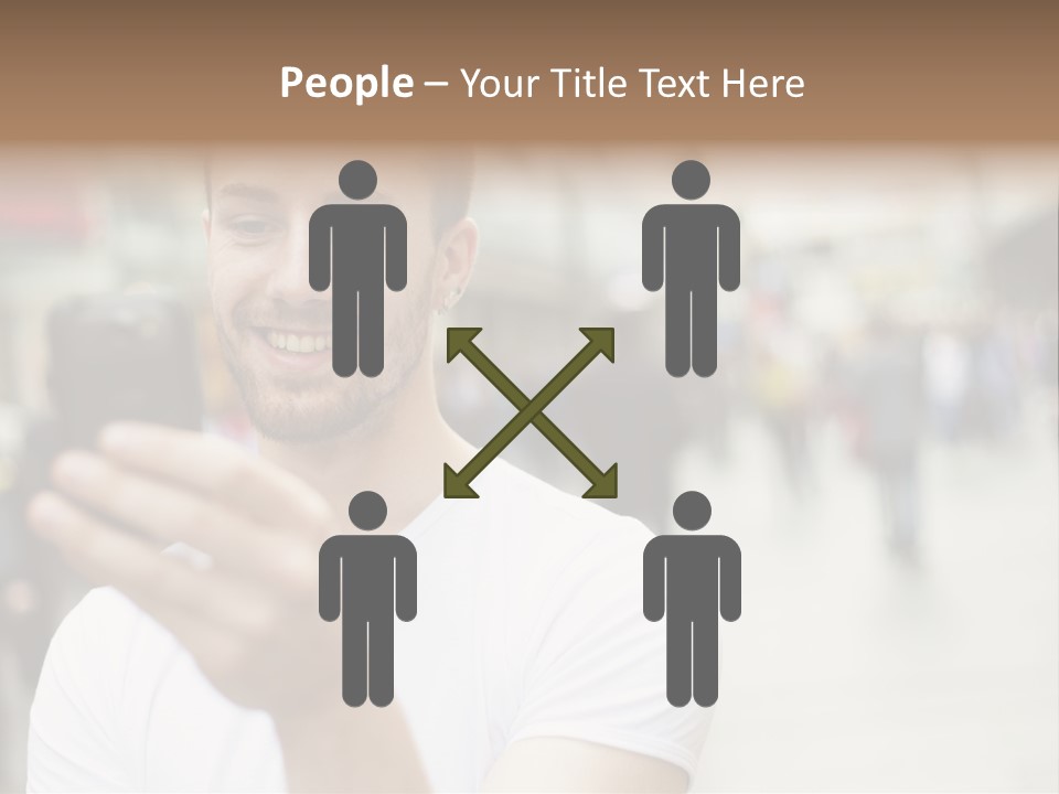 Wireless Browsing Mobile PowerPoint Template