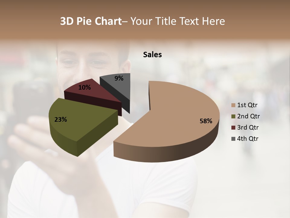 Wireless Browsing Mobile PowerPoint Template
