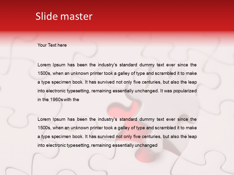 Piece Concept Patience PowerPoint Template