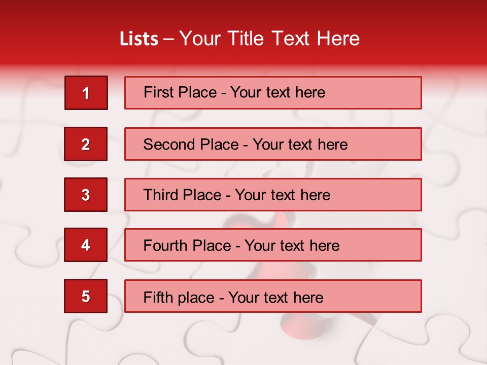 Piece Concept Patience PowerPoint Template