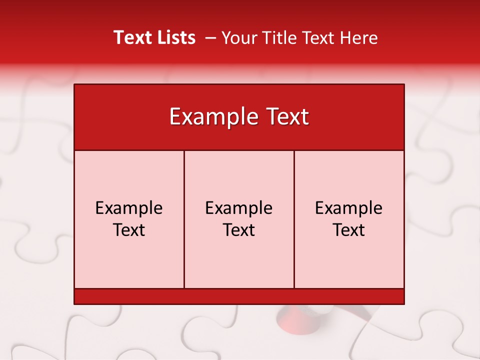 Piece Concept Patience PowerPoint Template
