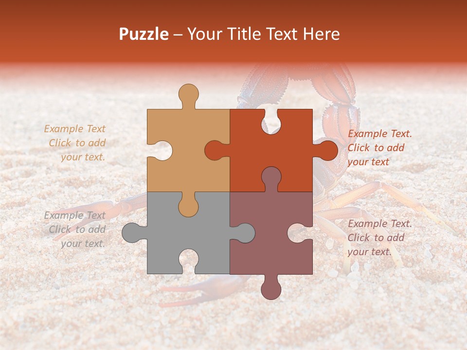 Aggression Scorpion Aggressive PowerPoint Template