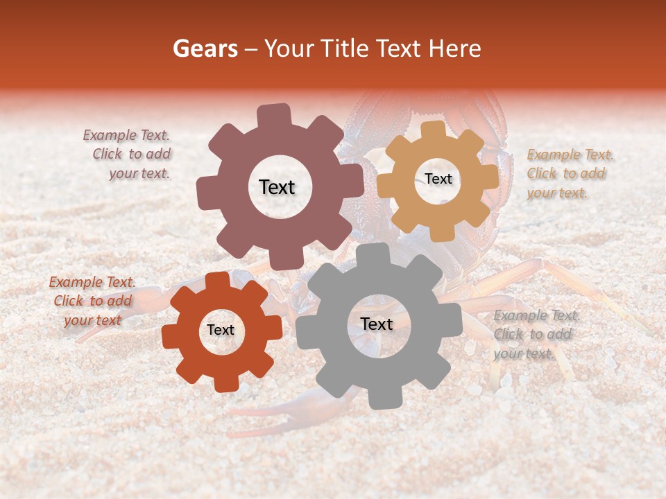 Aggression Scorpion Aggressive PowerPoint Template