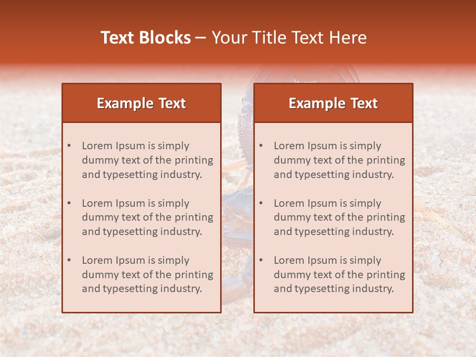 Aggression Scorpion Aggressive PowerPoint Template