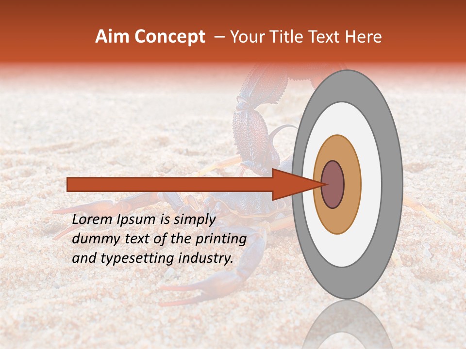 Aggression Scorpion Aggressive PowerPoint Template