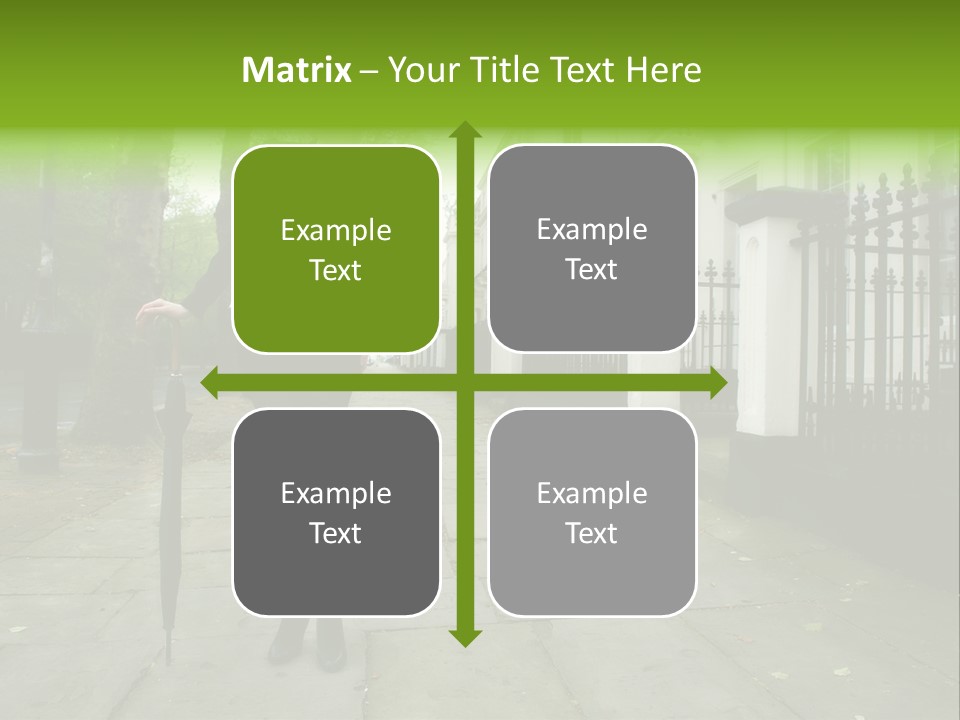 Autumn Hair Beauty PowerPoint Template