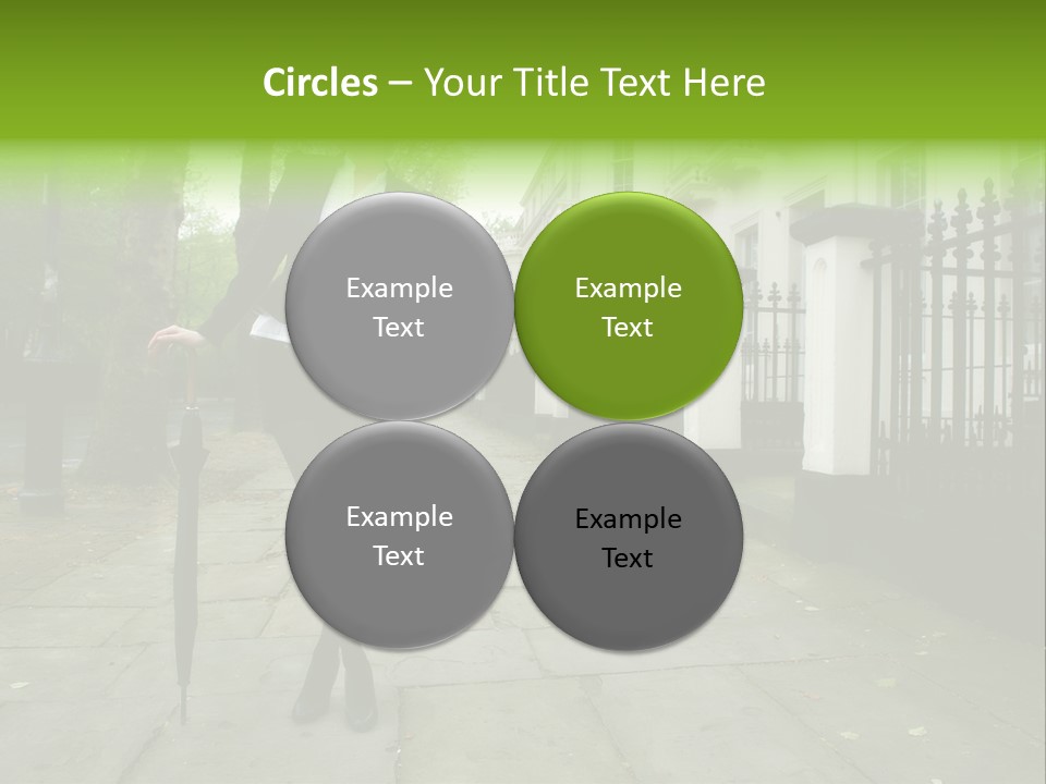 Autumn Hair Beauty PowerPoint Template