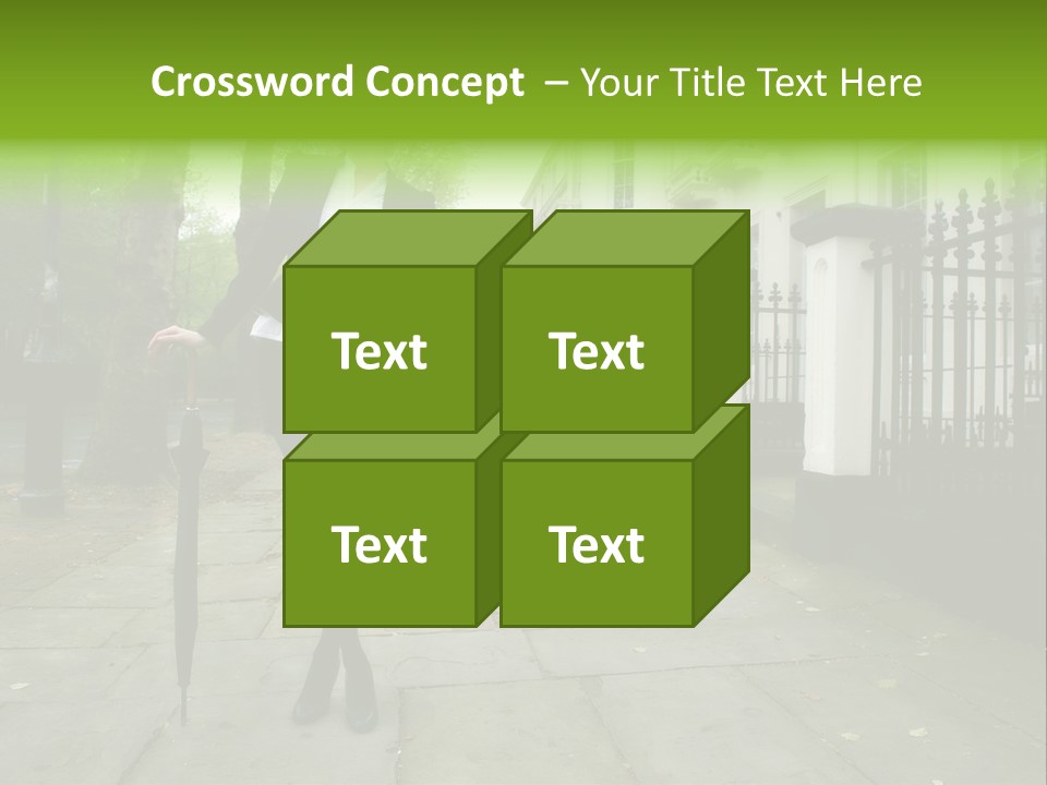 Autumn Hair Beauty PowerPoint Template