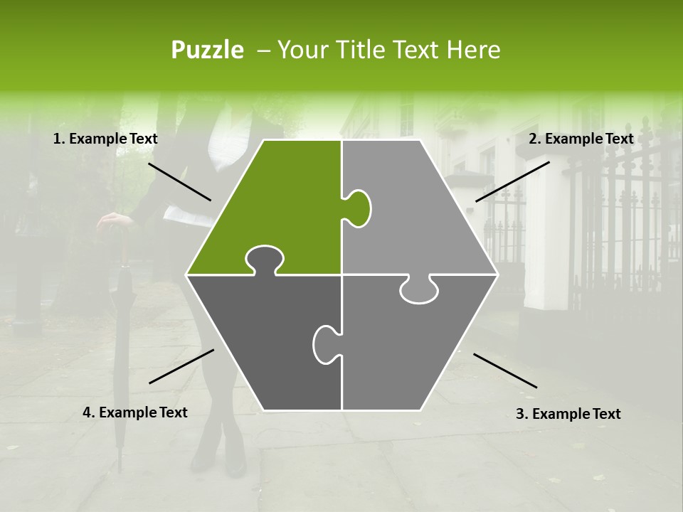 Autumn Hair Beauty PowerPoint Template