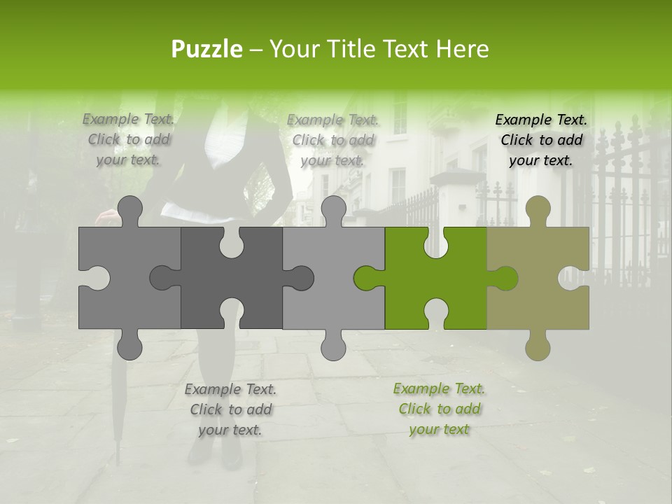 Autumn Hair Beauty PowerPoint Template